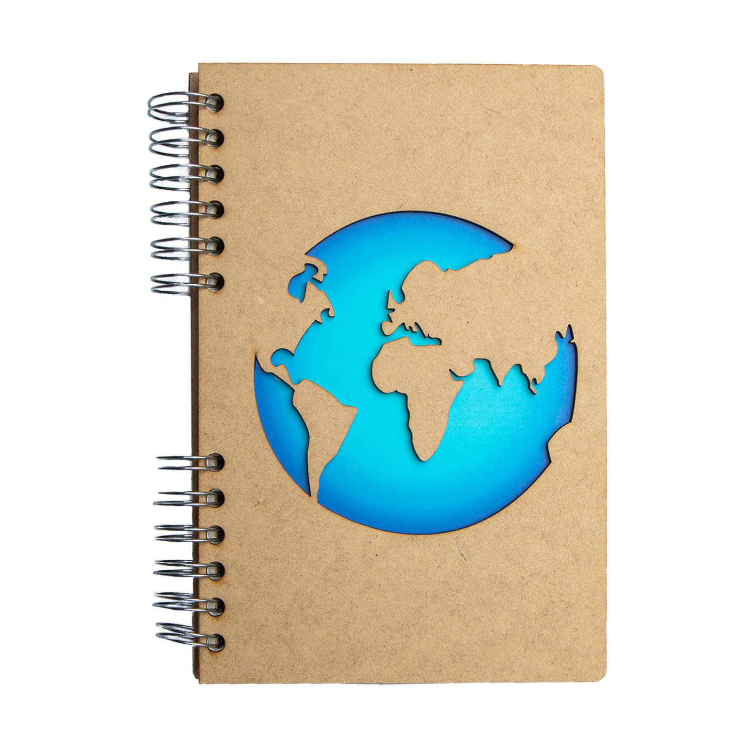 Sustainable travel journal - Recycled paper - World