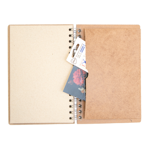 Sustainable journal - Recycled paper - Feathers