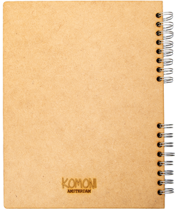 Sustainable travel journal - Recycled paper - World